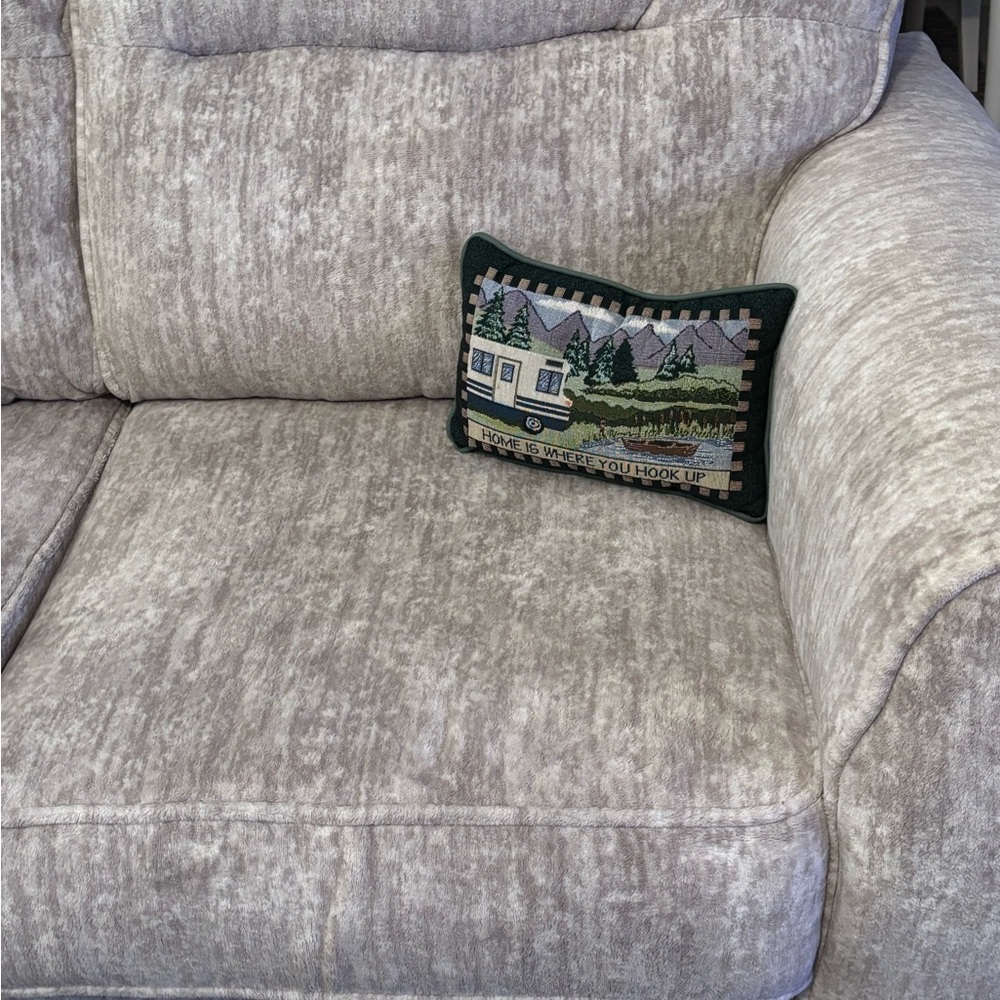 CampingThemed, Home is where you hook up, Decorative Pillow - Picture 5 of 8